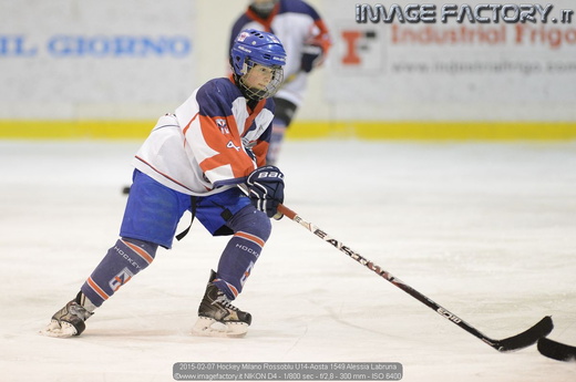 2015-02-07 Hockey Milano Rossoblu U14-Aosta 1549 Alessia Labruna
